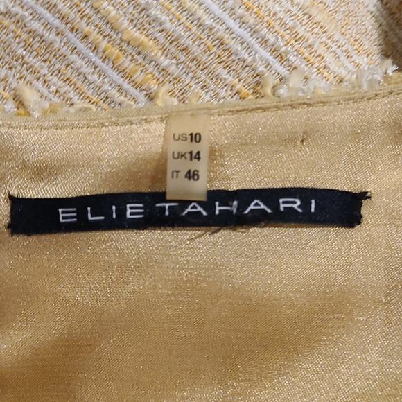 Elie Tahari textured sheath dress size 10 - Picture 8 of 8